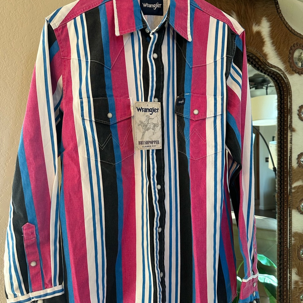 NWT Wrangler Brushpopper Shirt